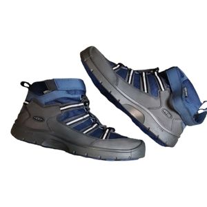 Keen Mens Waterproof Mountain Hiking Boots Size 7 - Blue